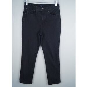 J. Crew Factory Essential‎ Straight Leg Jean in Black All Day Stretch Size 26